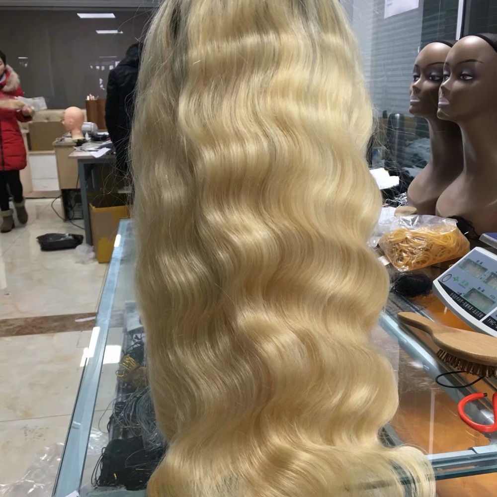 1B/613 Body Wave Virgin Hair Full Lave Wig - Picture 4 of 4